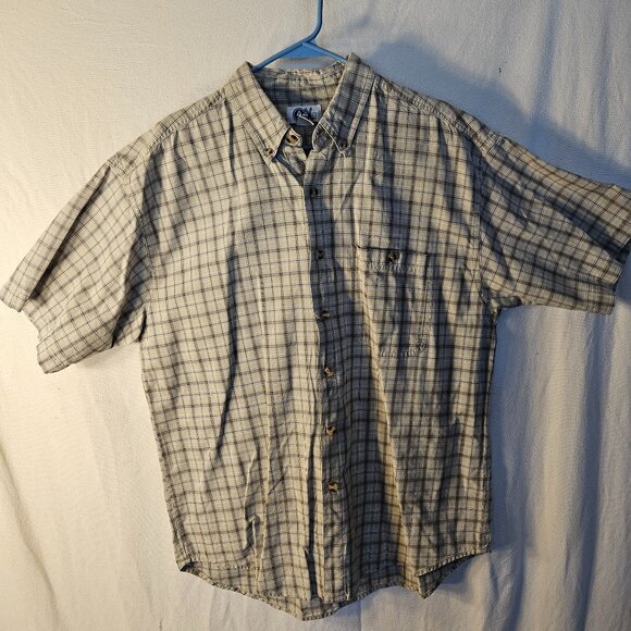 Men's Button Down Short Sleeve Shirt by Arizona Jeans --- ITEM #1860 - Picture 1 of 2